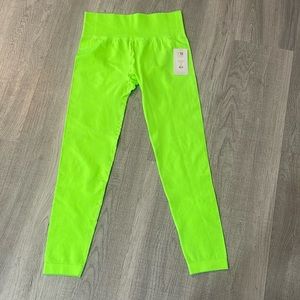 Brand new with tags, lime green Nova Sport leggings, size XS/S